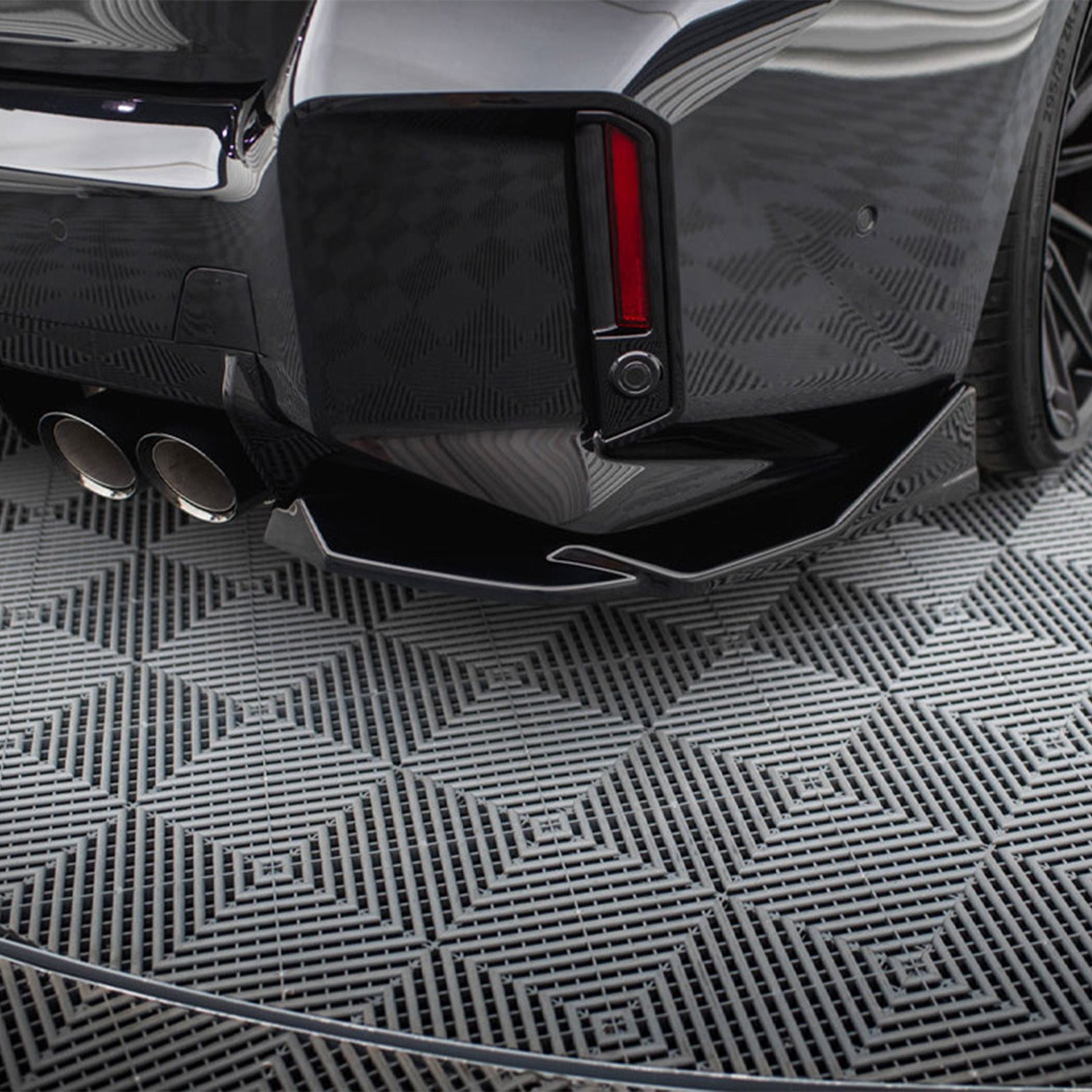 Maxton Design BMW G87 M2 V2 Gloss Black Rear Side Splitters BM-M2-G87-RSD2G