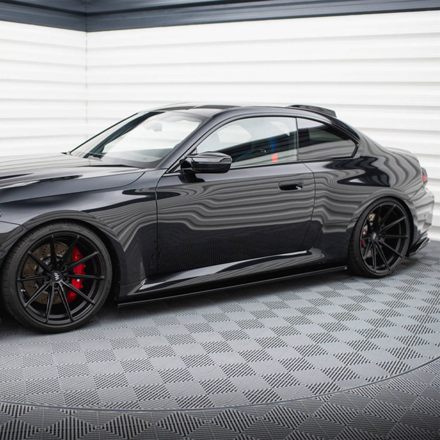 Maxton Design BMW G87 M2 V3 Gloss Black Side Skirts BM-M2-G87-SD3G