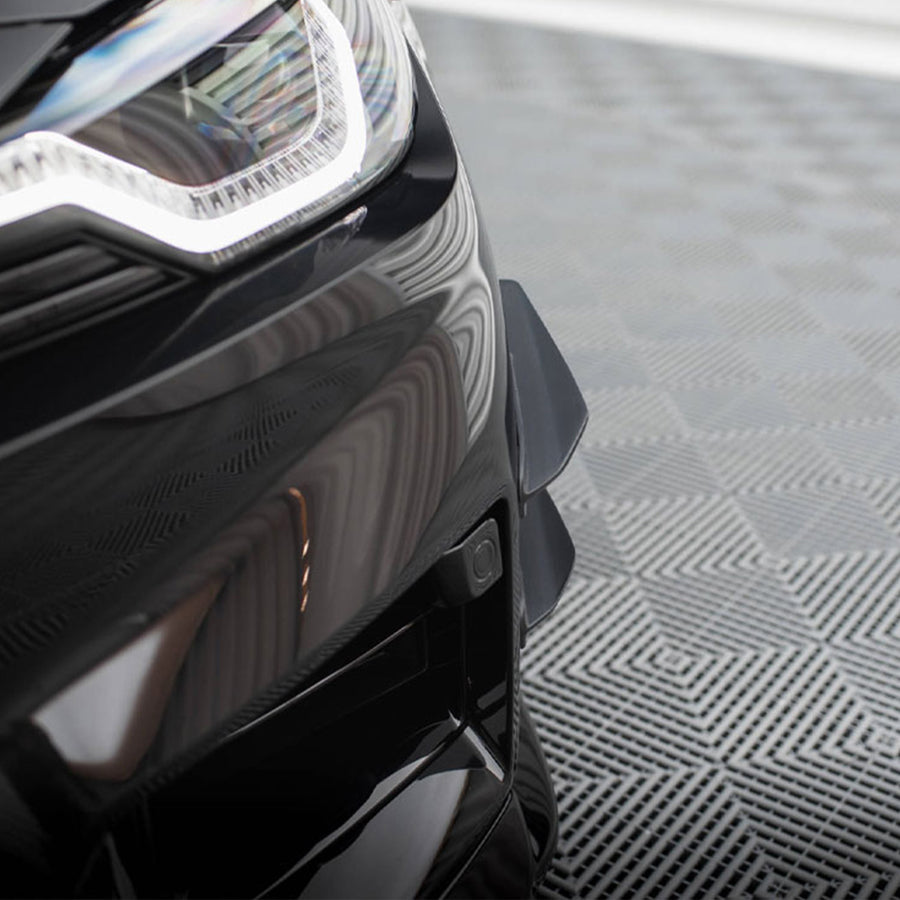 Maxton Design BMW M2 G87 Front Canards In Gloss Black BM-M2-G87-CAN1
