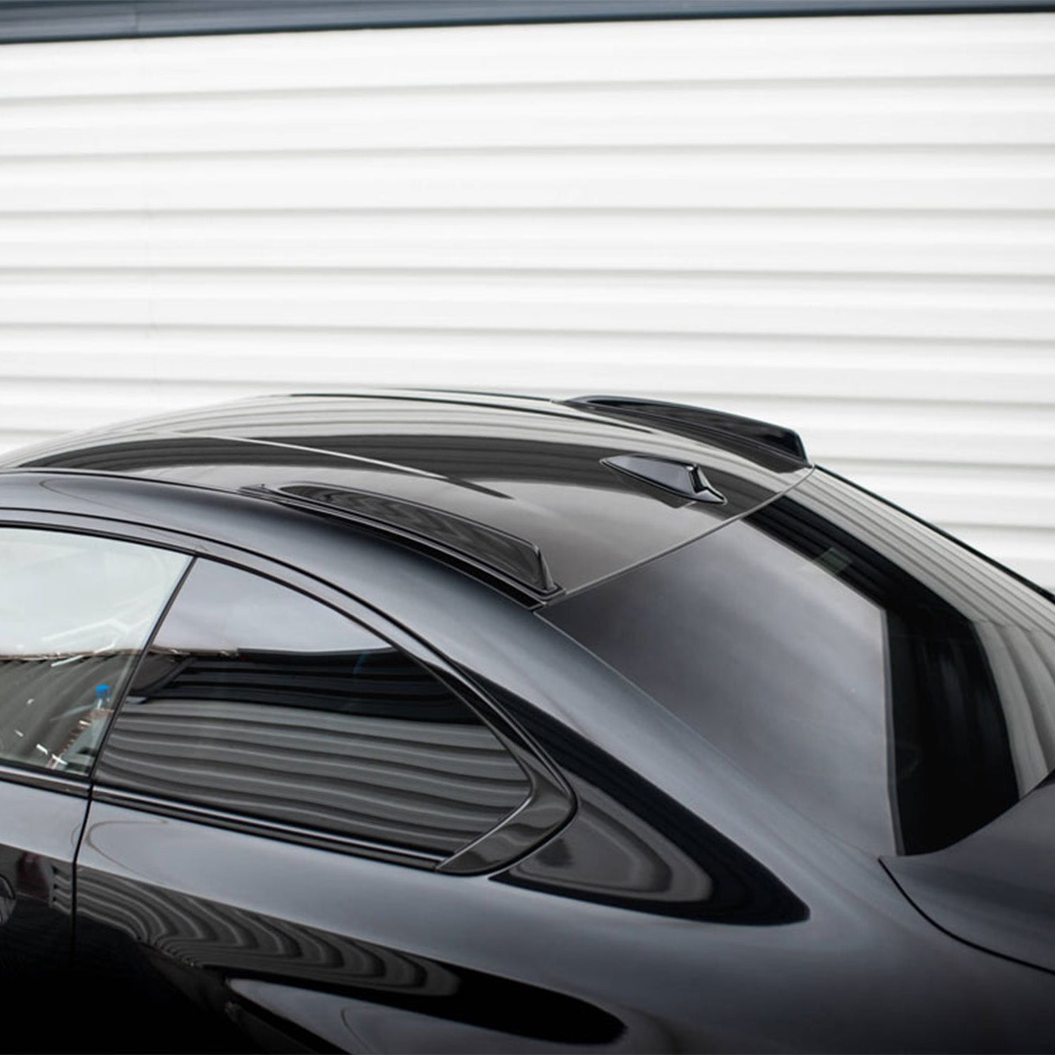Maxton Design BMW M2 G87 Short Roof Spoilers In Gloss Black BM-M2-G87-RR1G