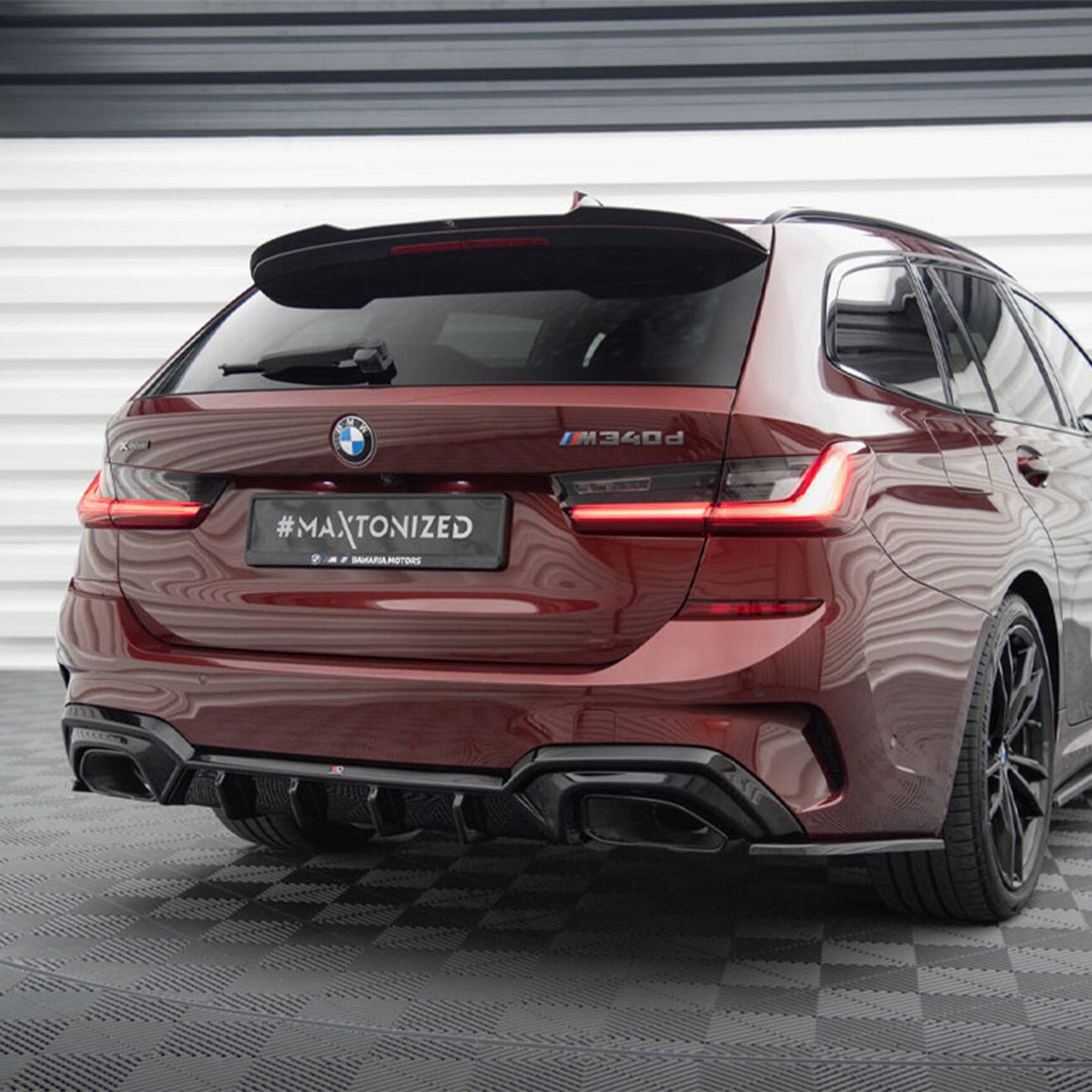 Maxton Design Gloss Black Rear Diffuser For BMW M340i & M340d