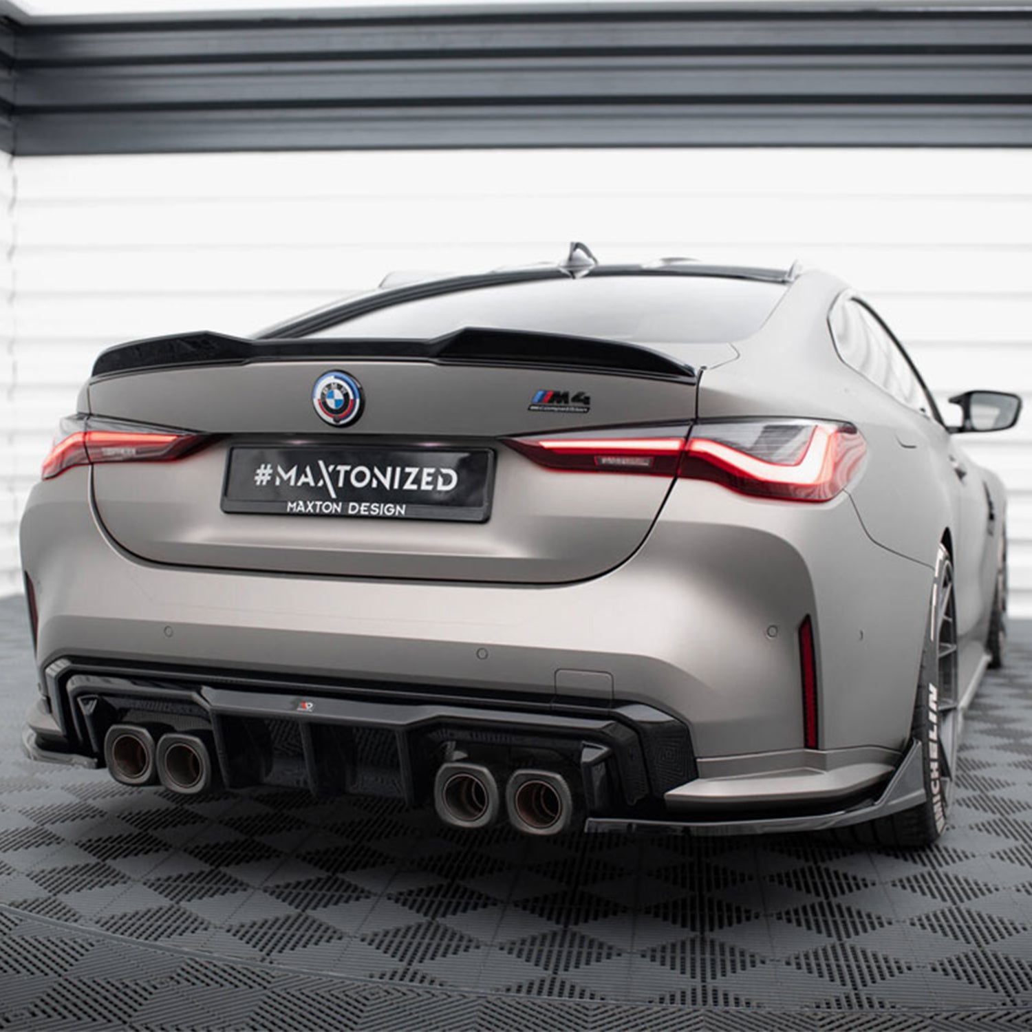 Maxton Design Gloss Black Rear Spoiler For BMW G82 M4 & G22 4 Series M Sport