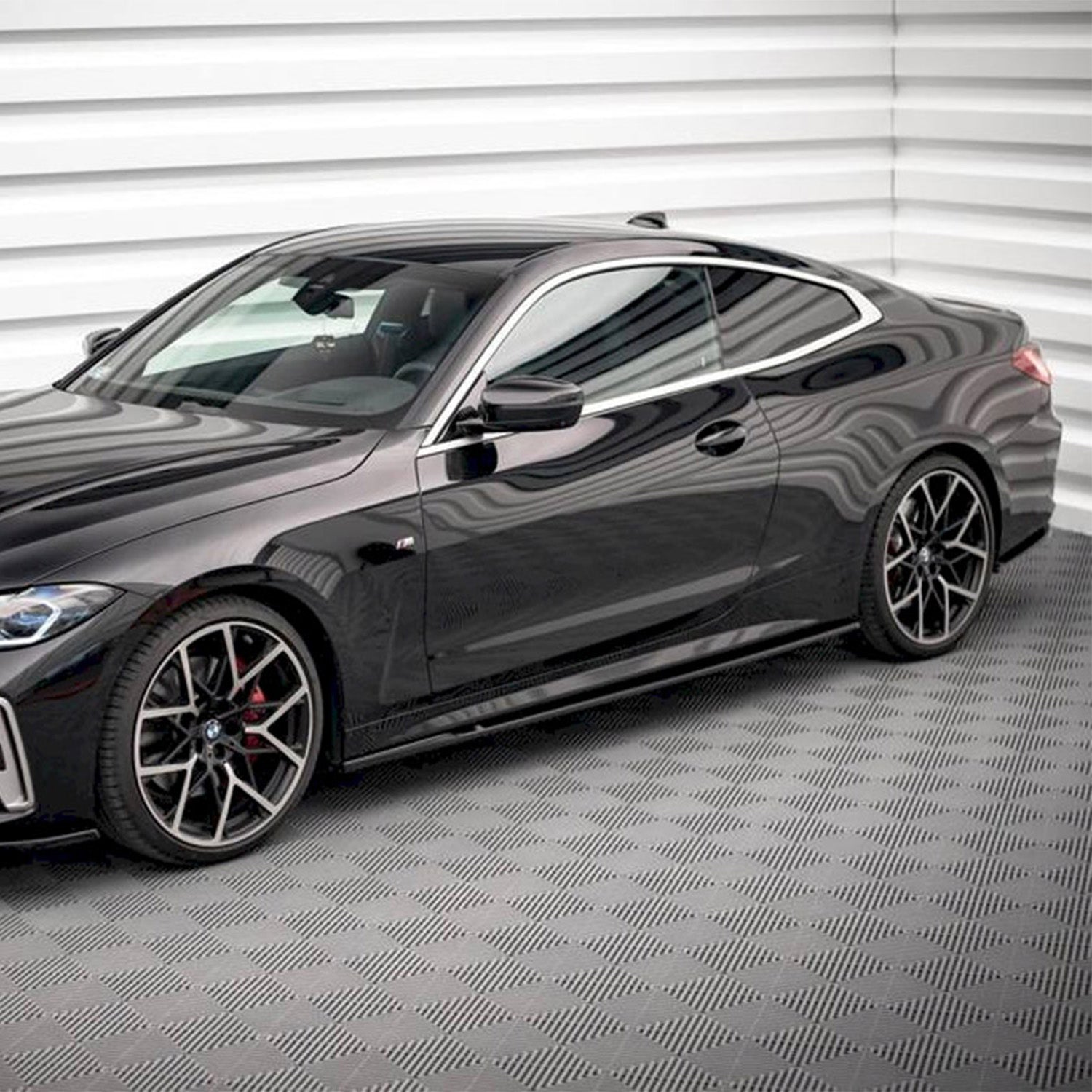 Maxton Design Gloss Black V1 Side Skirts For BMW M440i M440d 4 Series M Sport