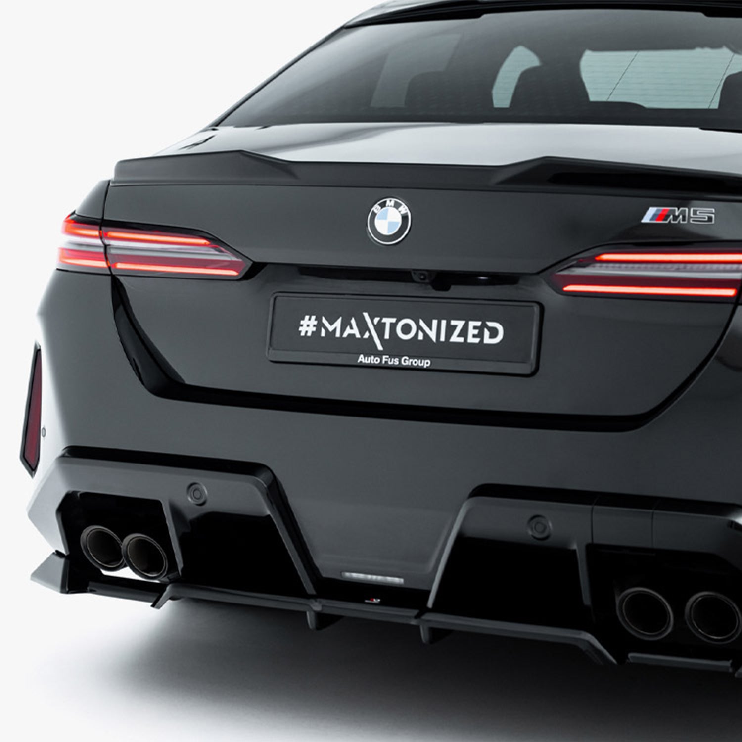 Maxton Design BMW G90 & G99 M5 Gloss Black Rear Diffuser Extension