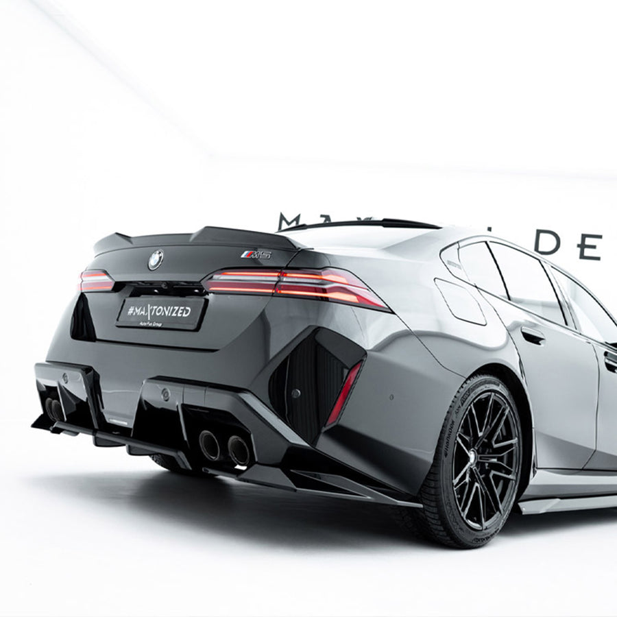 Maxton Design BMW G90 & G99 M5 Gloss Black Rear Diffuser Extension