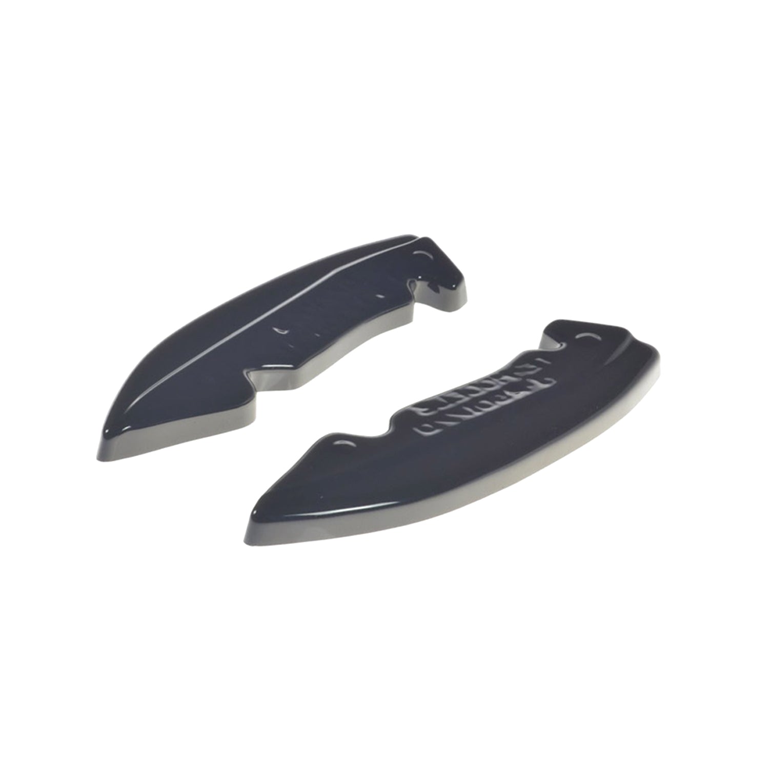 Maxton Design Tesla Model 3 V1 Rear Side Splitters In Gloss Black