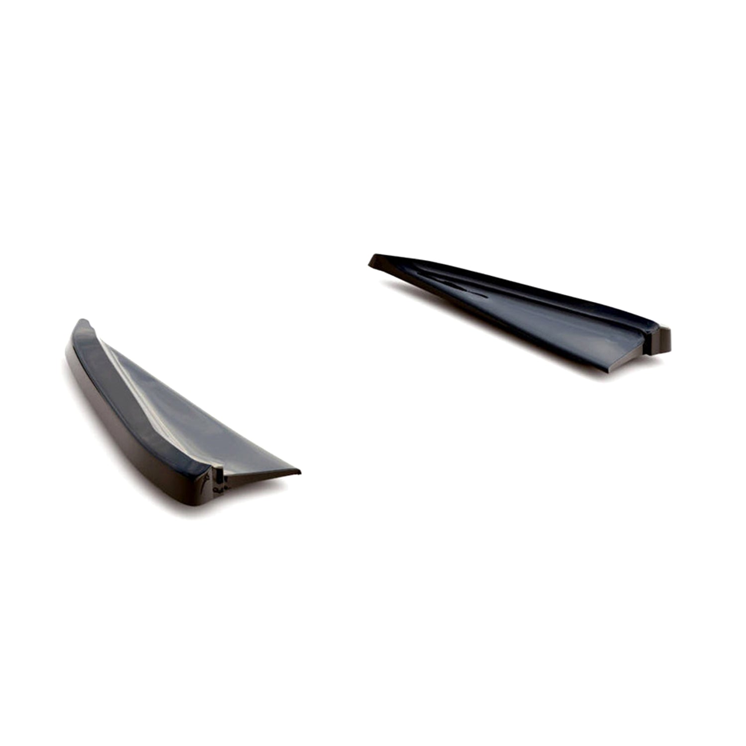 Maxton Design Tesla Model 3 V2 Rear Side Splitters In Gloss Black