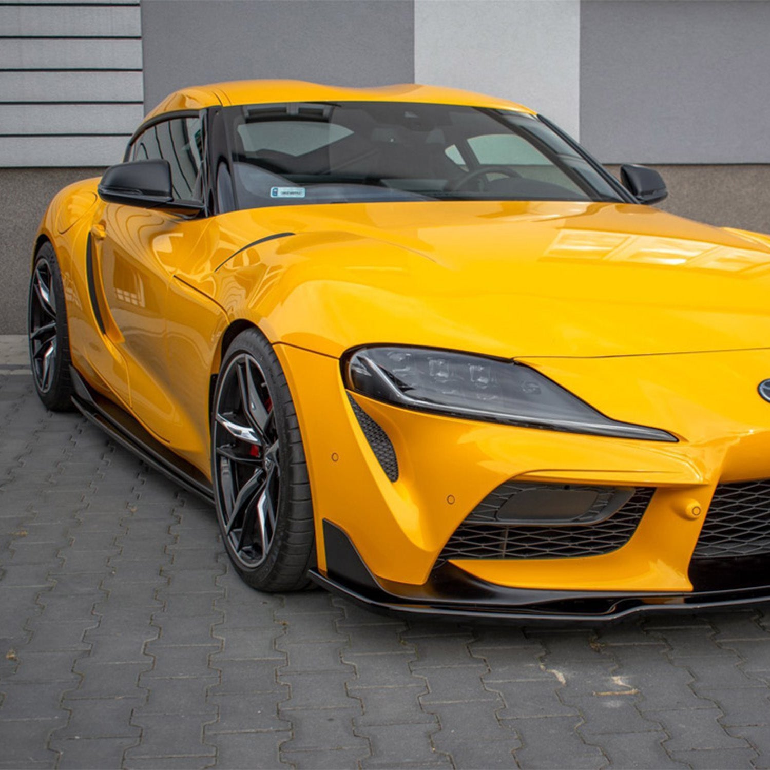 Maxton Design Toyota A90 Supra V1 Gloss Black Side Skirts Fitted