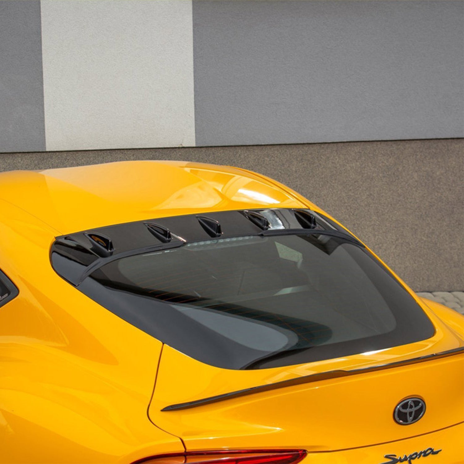 Maxton Design Toyota A90 Supra Gloss Black Rear Window Spoiler Fitted