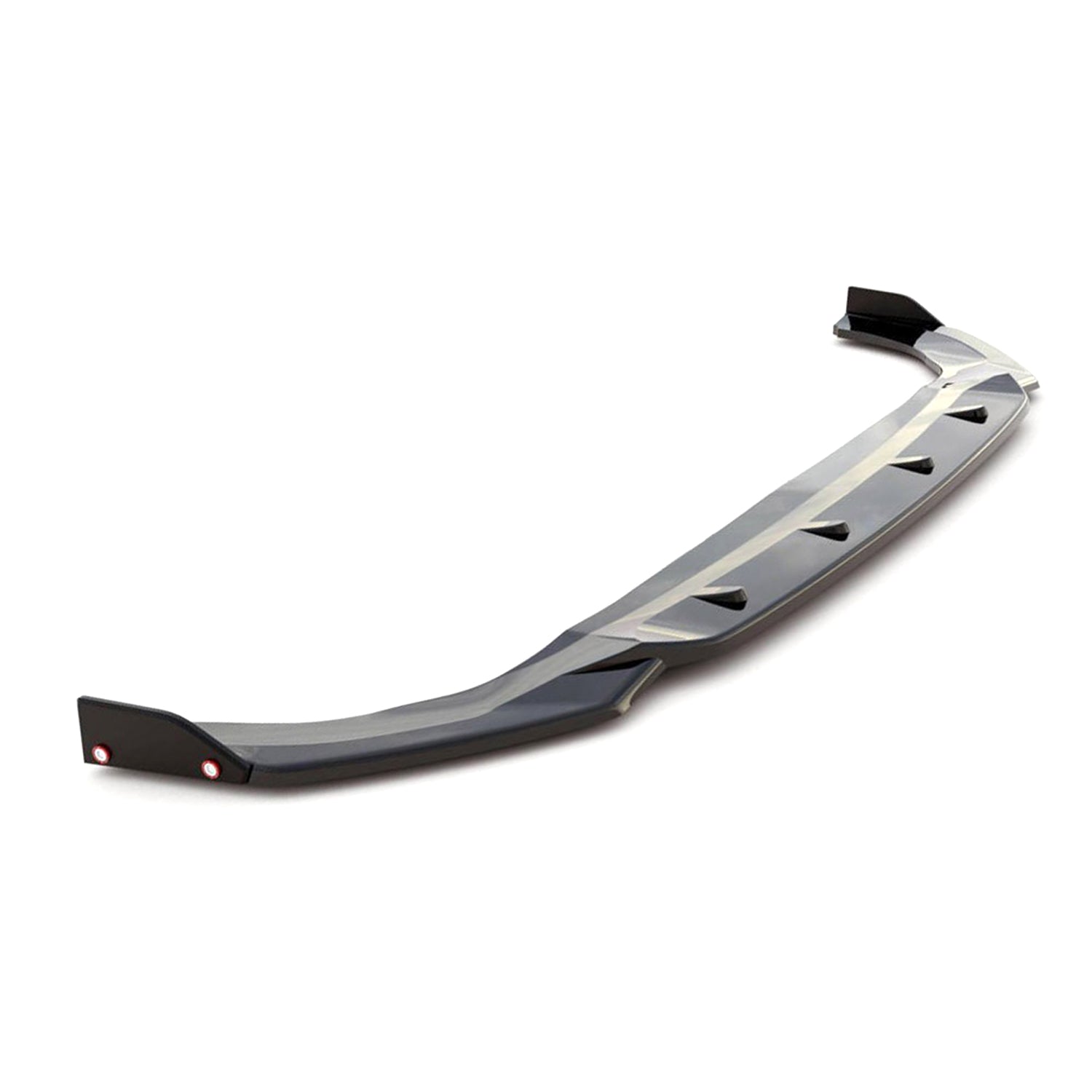 Maxton Design VW Golf GTI V2 Gloss Black Splitter With Flaps
