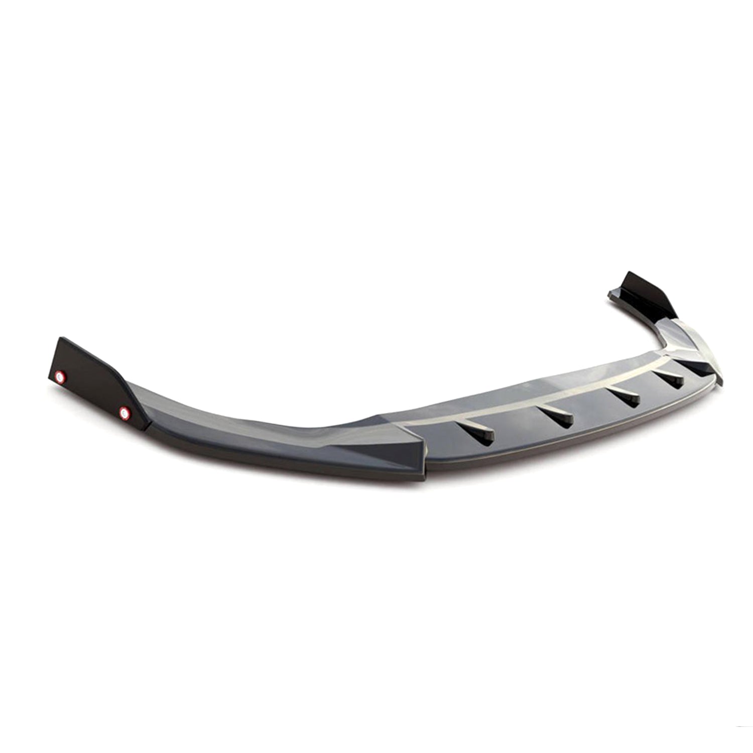 Maxton Design VW Golf GTI V3 Gloss Black Splitter With Flaps