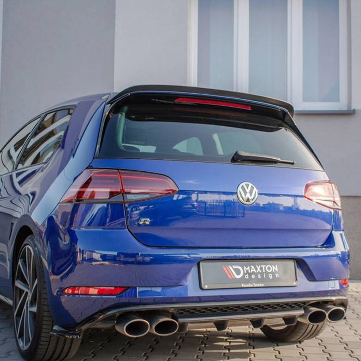 Maxton Design VW Golf R/GTI Mk7 Mk7.5 V1 Gloss Black Spoiler VW-GO-7F-R-CAP1G