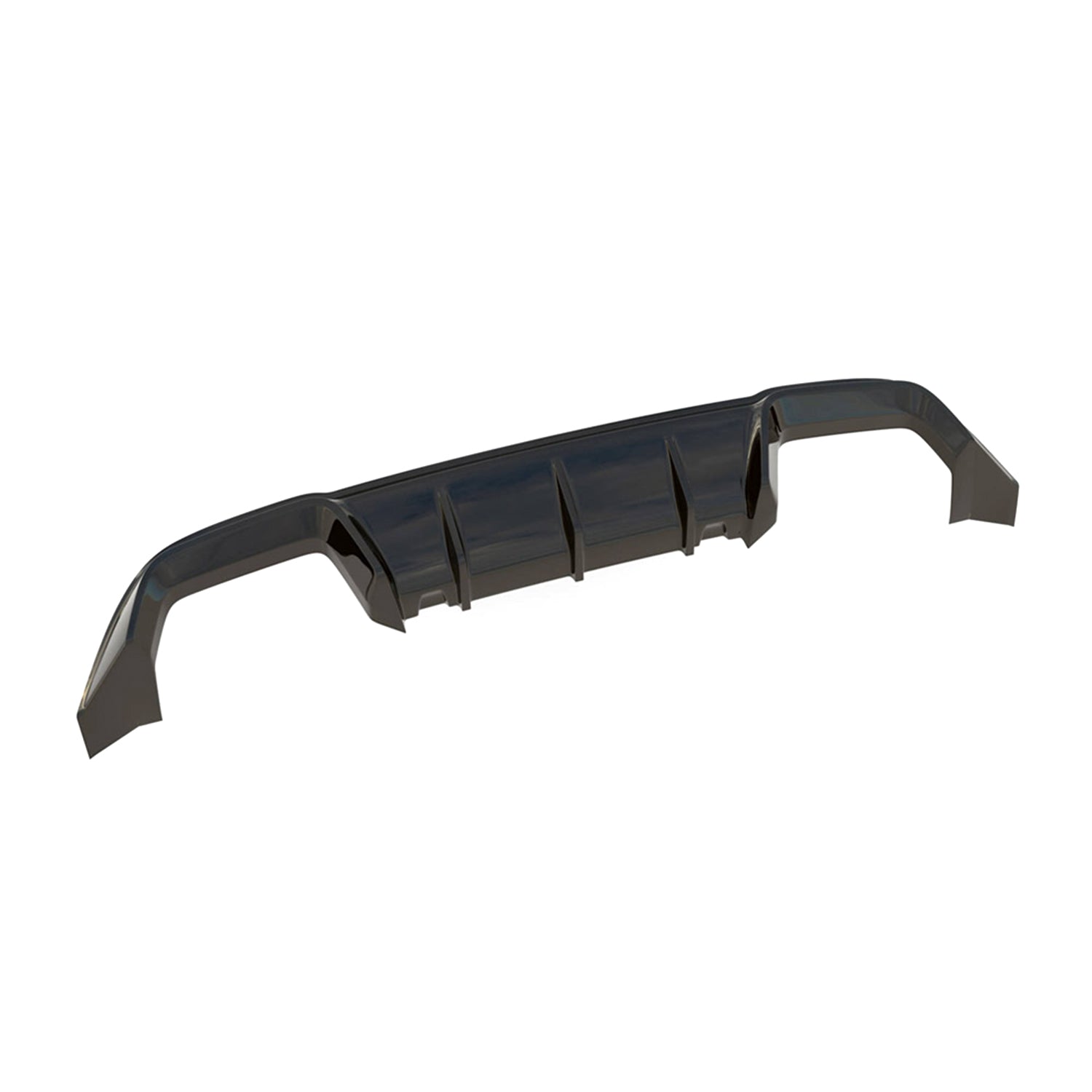 Maxton Design VW Golf R Mk7 Gloss Black Rear Diffuser
