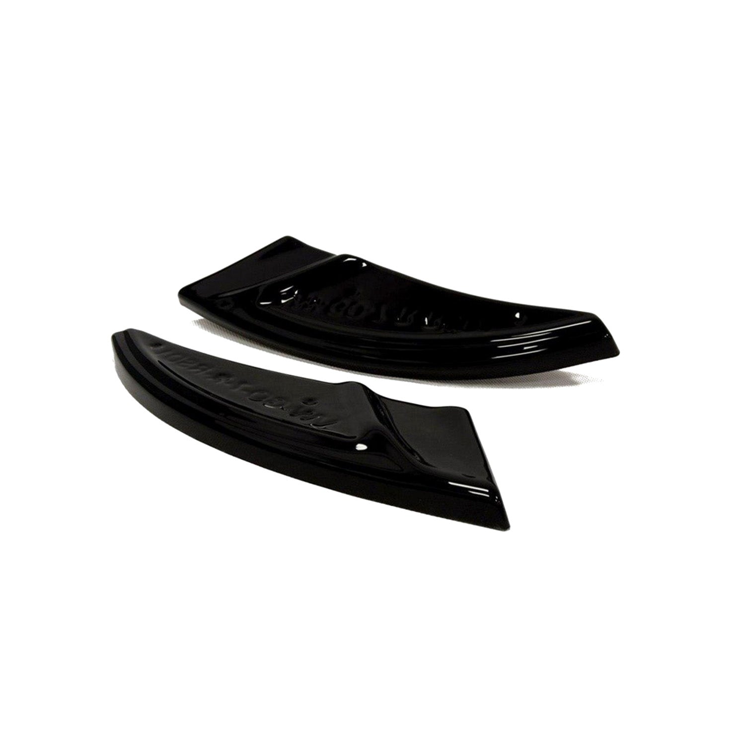 Maxton Design VW Golf R Mk7 Gloss Black Rear Side Splitters