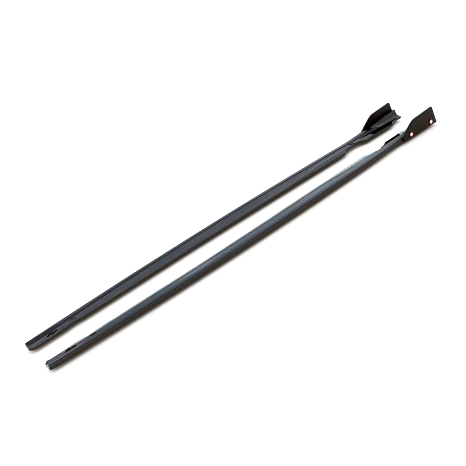Maxton Design VW Golf R Mk8 Gloss Black Side Skirts + Flaps