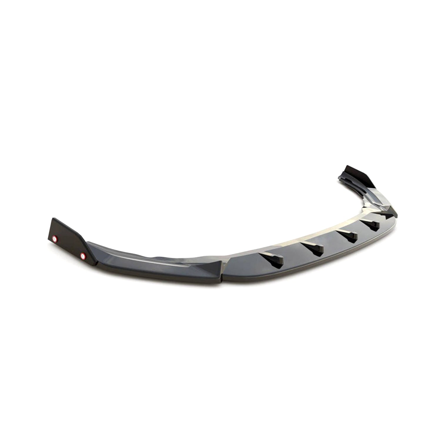 Maxton Design VW Golf R Mk8 Gloss Black Splitter + Flaps