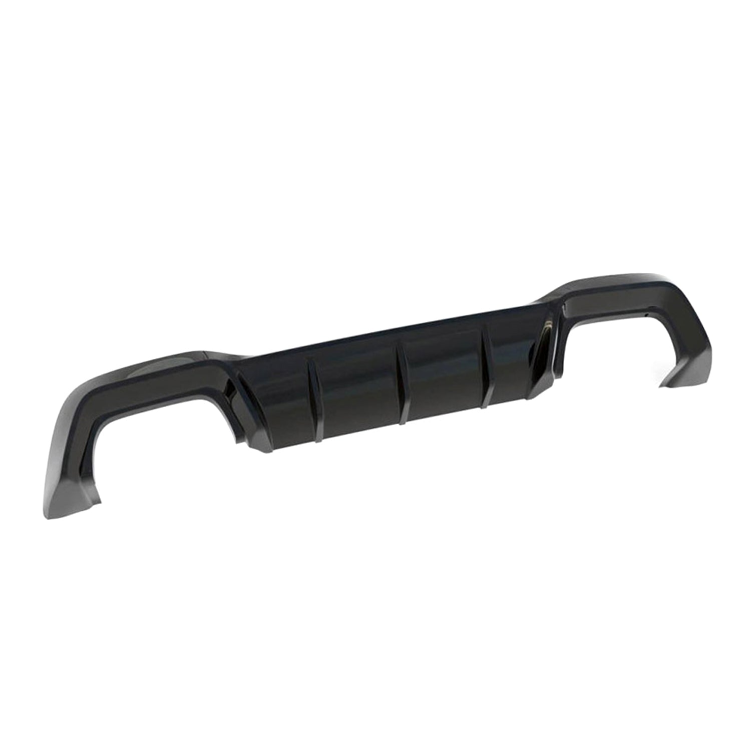 Maxton Design VW Golf R Mk8 V1 Gloss Black Rear Diffuser