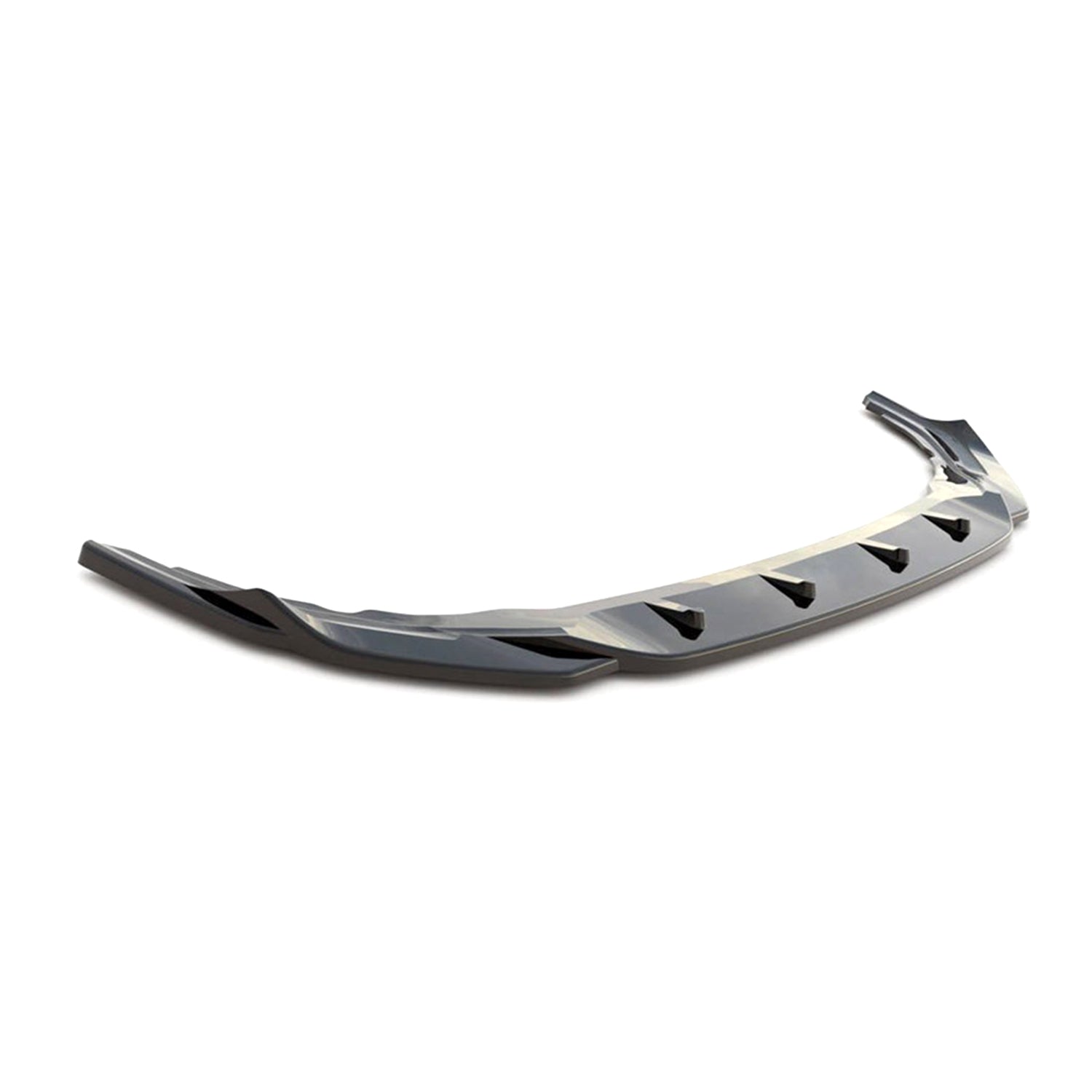 Maxton Design VW Golf R Mk8 V4 Gloss Black Front Splitter