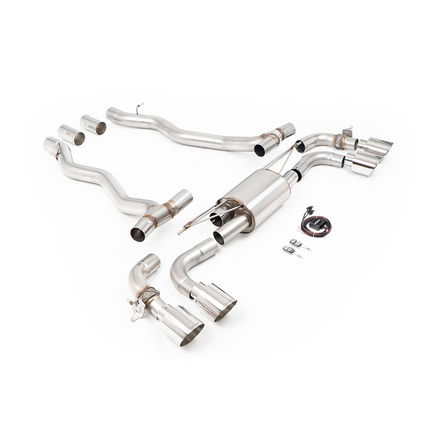 Milltek Sport BMW G90 & G99 M5 Axle Back Exhaust System (NAS/ROW Spec Vehicles) - Polished Tailpipes