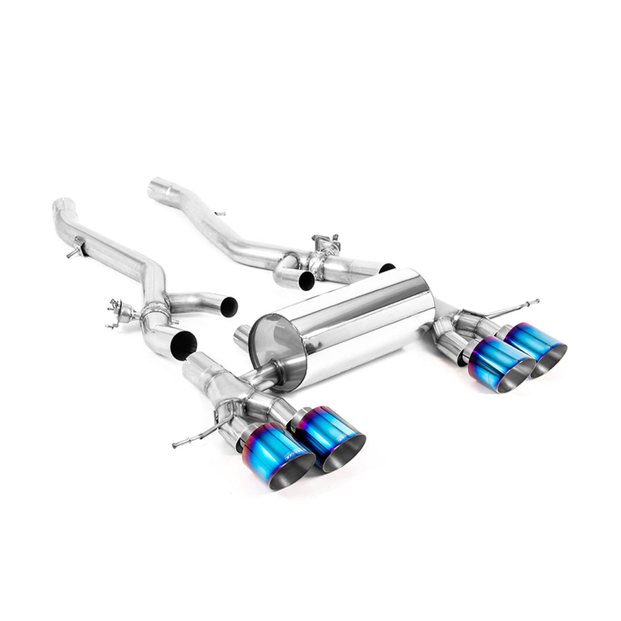 Milltek Sport Exhaust For BMW G87 M2 2023+ (OPF/GPF Model) With Blue Titanium Tailpipes