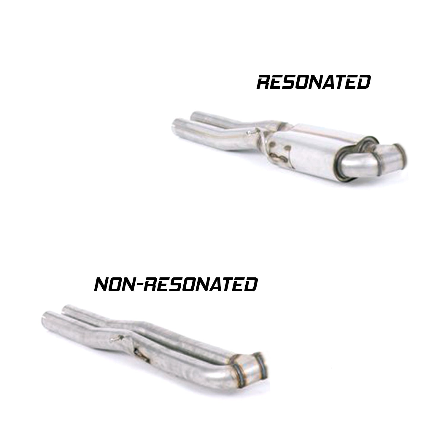 Milltek Audi RS3 8Y Saloon Exhaust Resonated Vs Non Resonated Comparison-R44 Performance