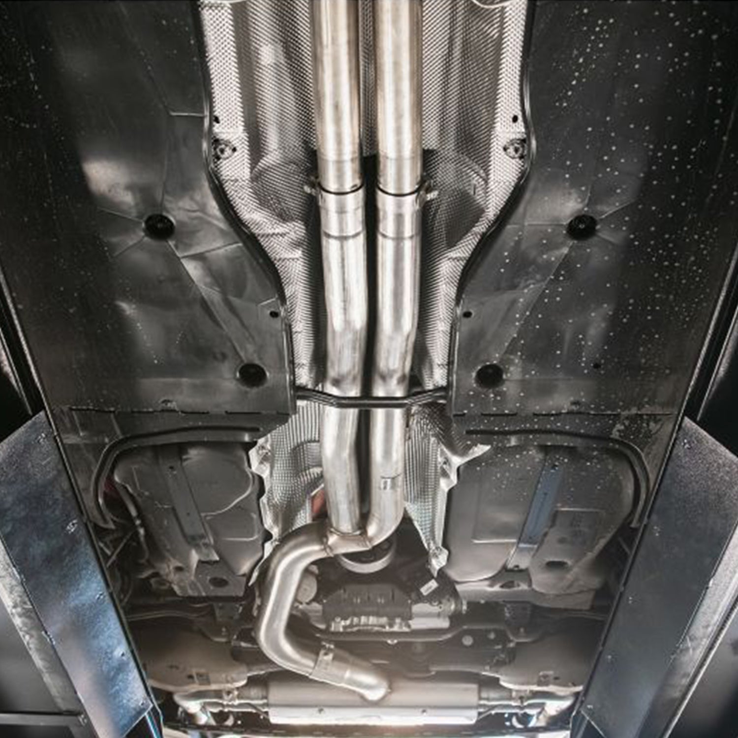 Milltek Sport Audi RS3 Saloon GPF Back Exhaust System (8Y) Fitted Photo Of Non Resonated-R44 Performance