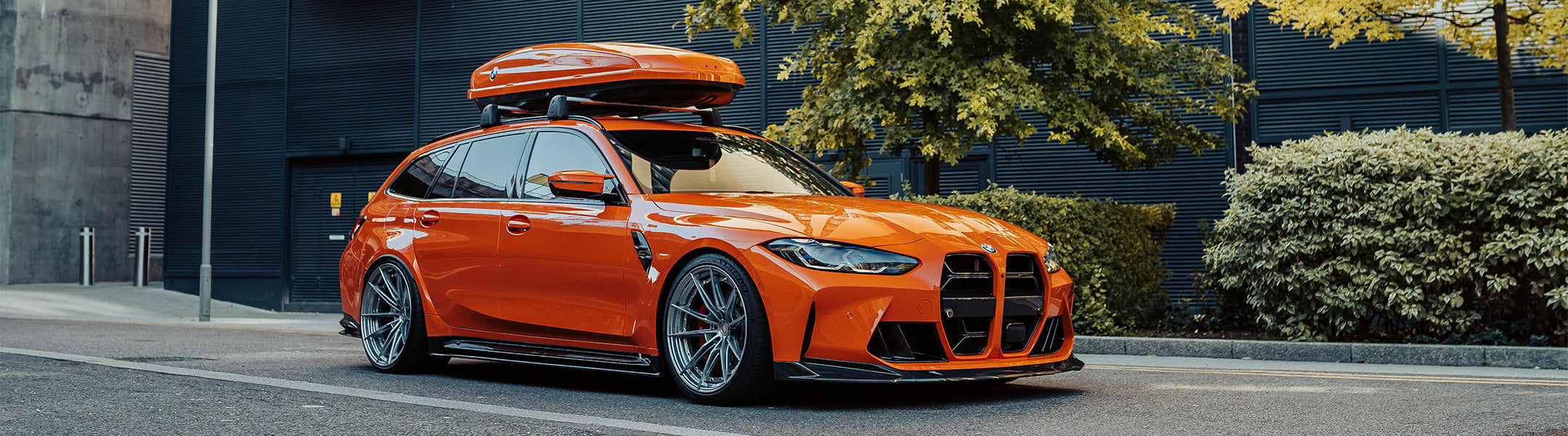 Modified BMW G81 M3 Touring In Individual Fire Orange