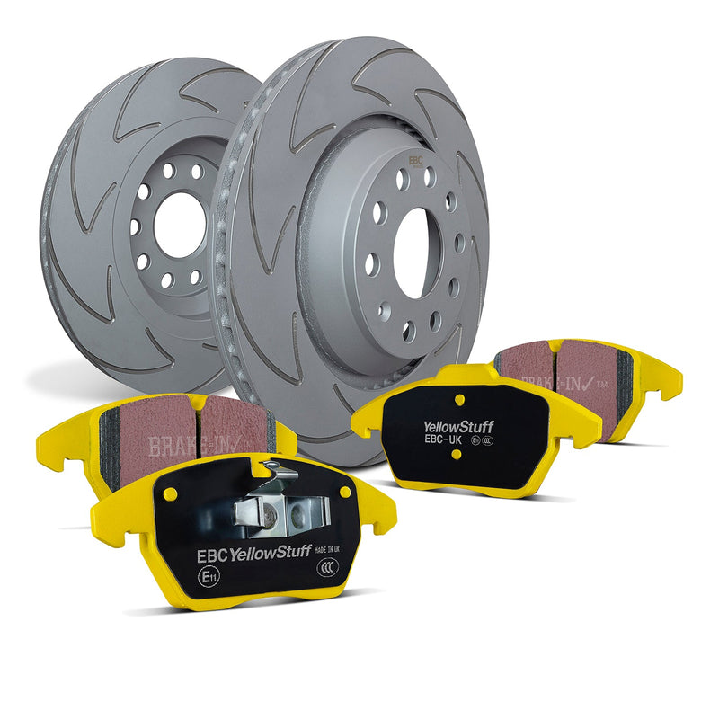 EBC Brake Pad & Disc Kit PD18KF037 for BMW Alpina E46 B3