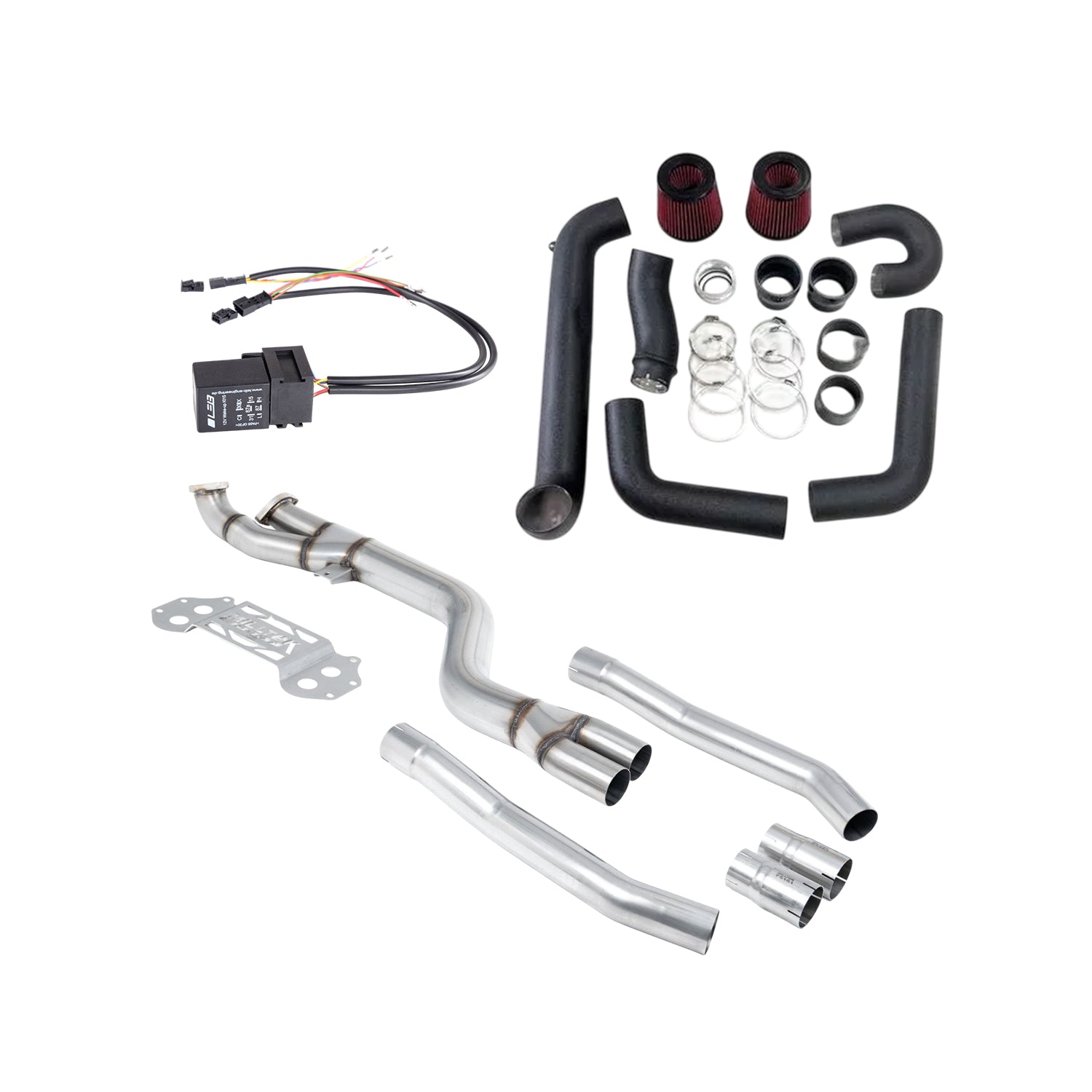 BMW G80, G81 M3 & G82, G83 M4 Air Intake & Exhaust Midpipe Set