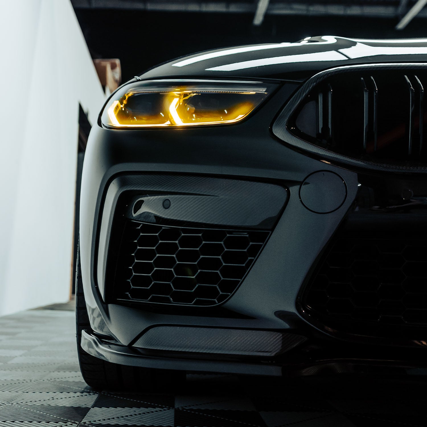 R44 BMW F92, F93 & F91 M8 CSL Yellow Daytime Running Lights