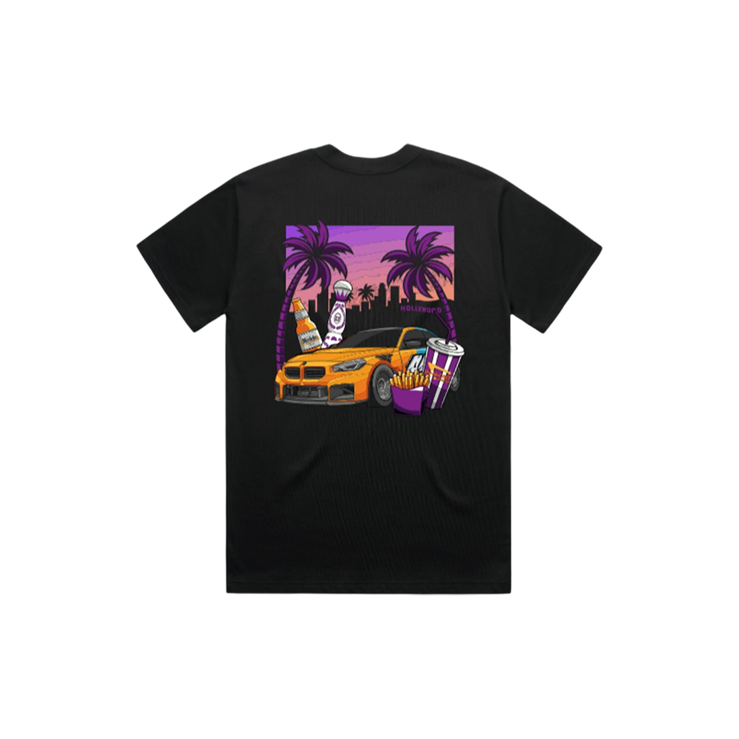 R44 Performance Los Angeles Tee In Black