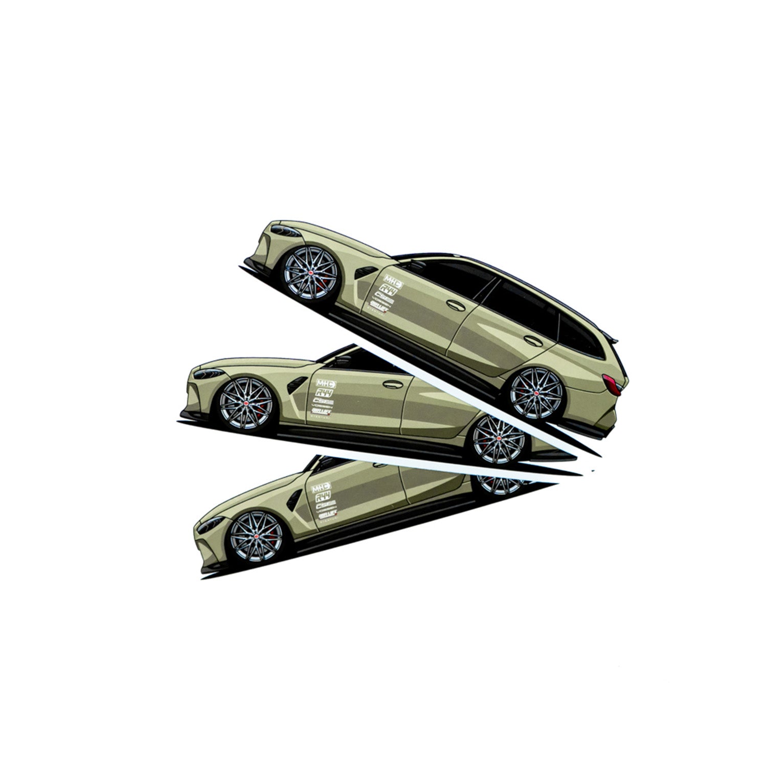 R44 Performance M3 Touring Sticker