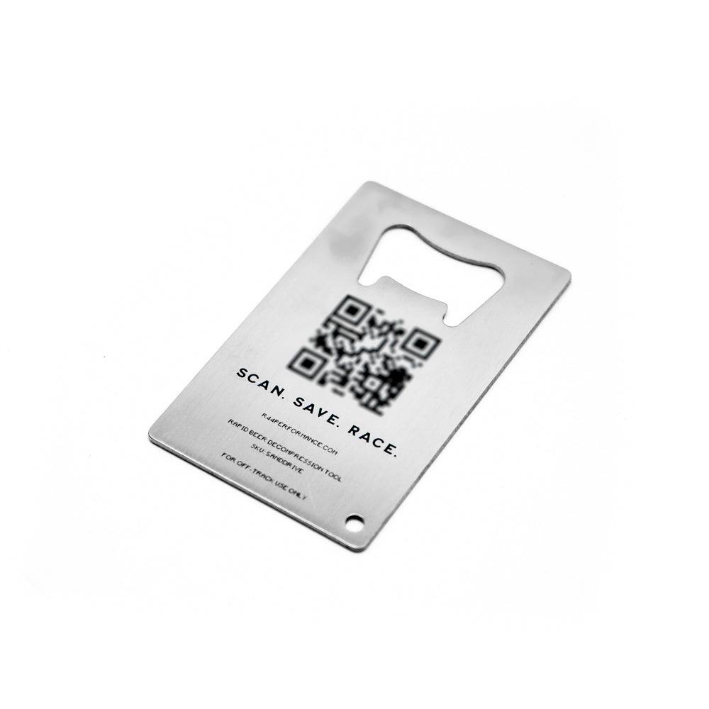 R44 Performance Racing Co. Bottle Opener (with secret discount QR code)