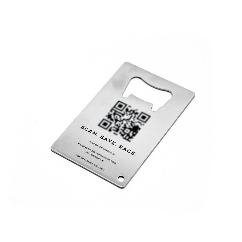 R44 Performance Racing Co. Bottle Opener (with secret discount QR code)