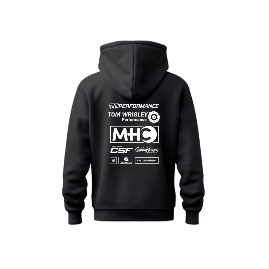 R44 Performance Racing Hoodie In Black