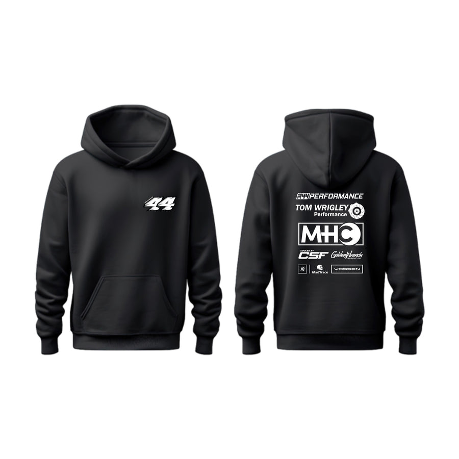 R44 Performance Racing Hoodie In Black