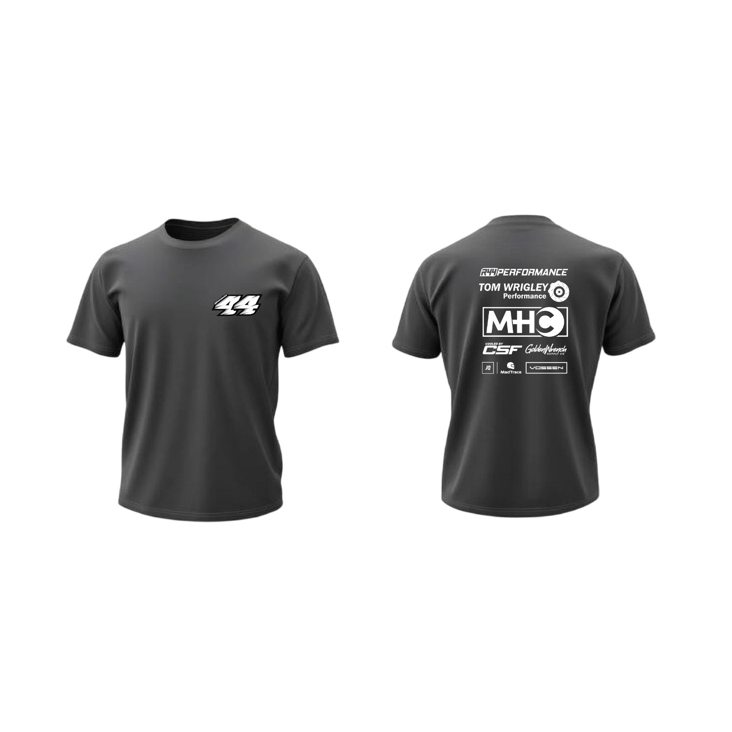 R44 Performance Racing Tee In Grey