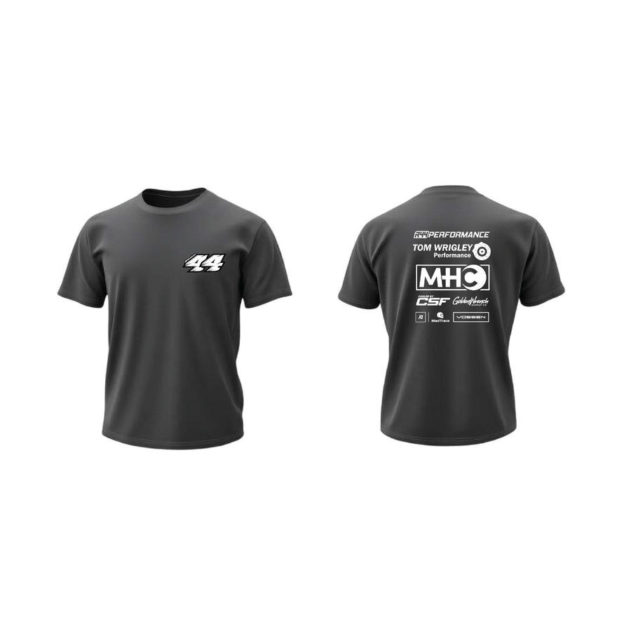 R44 Performance Racing Tee In Grey