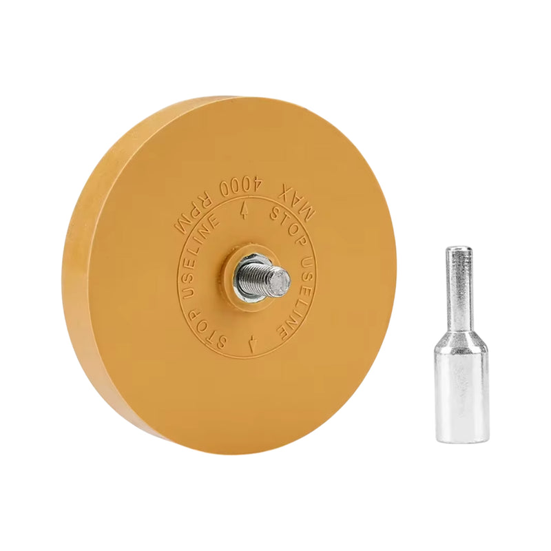 R44 Toffee Wheel Eraser Car Tape Adhesive Remover For Drill