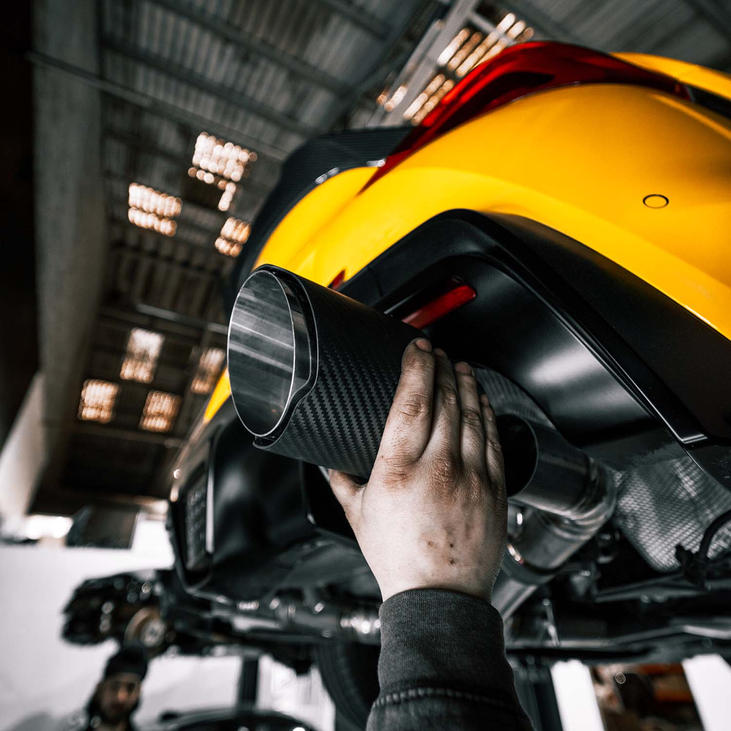 R44 Toyota Supra A90 Titanium Exhaust Cat-Back System with Carbon tips-R44 Performance