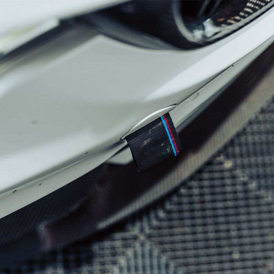 R44 BMW F Series Tow Strap In Stainless Steel