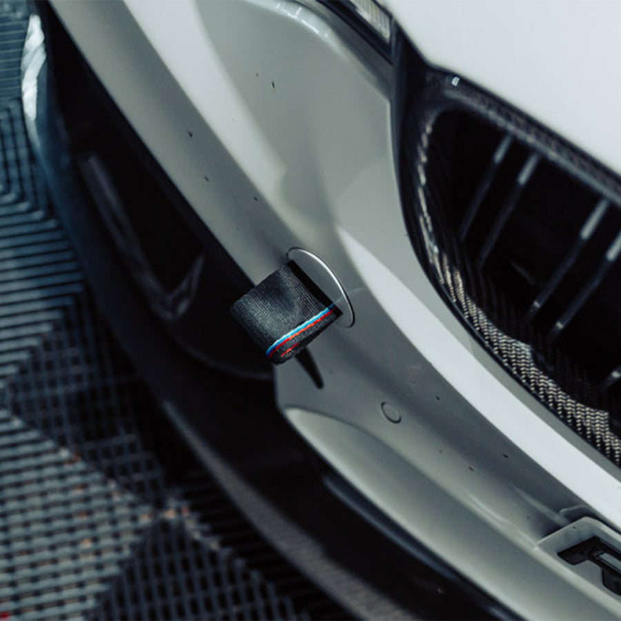 R44 BMW F Series Tow Strap In Stainless Steel