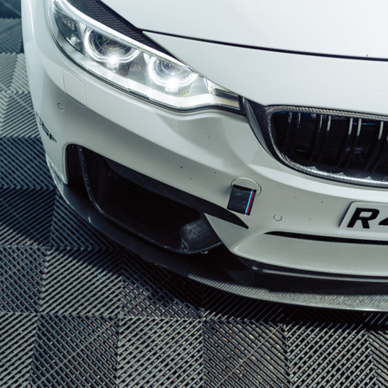 R44 BMW F Series Tow Strap In Stainless Steel