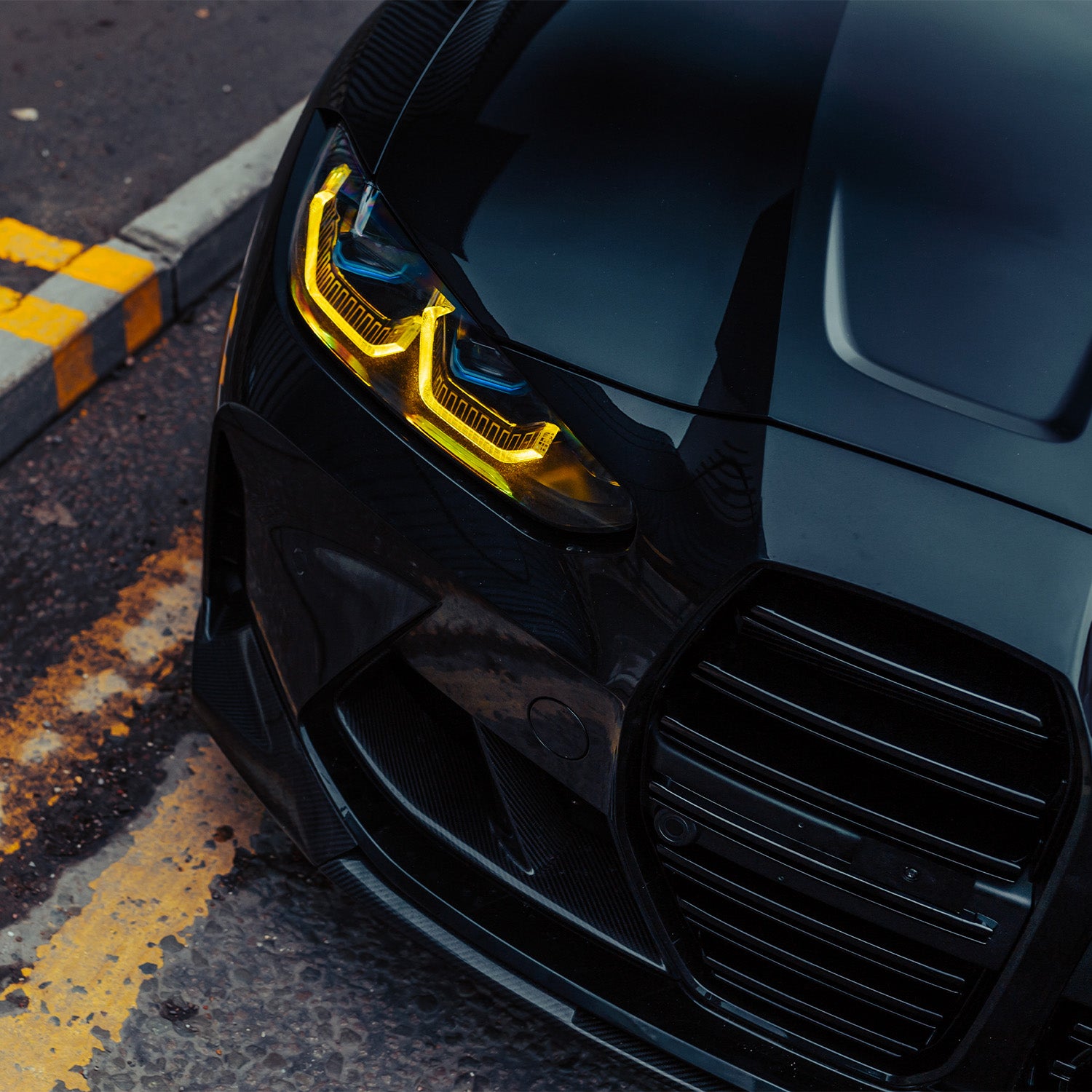 BMW G80 M3 G82 M4 CSL Yellow DRL Lights Modules - R44 Performance