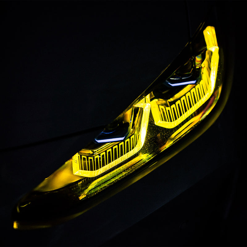 BMW G80 M3 G82 M4 CSL Yellow DRL Lights Modules - R44 Performance