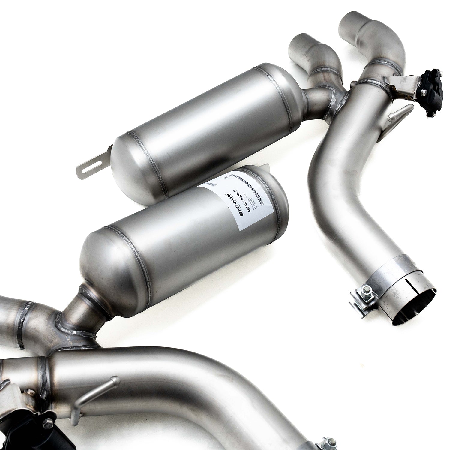Remus BMW G90 & G99 M5 Axle Back Exhaust System On White Background