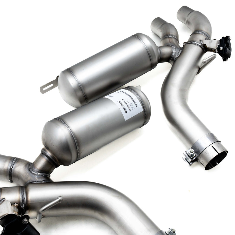 Remus BMW G90 & G99 M5 Axle Back Exhaust System On White Background