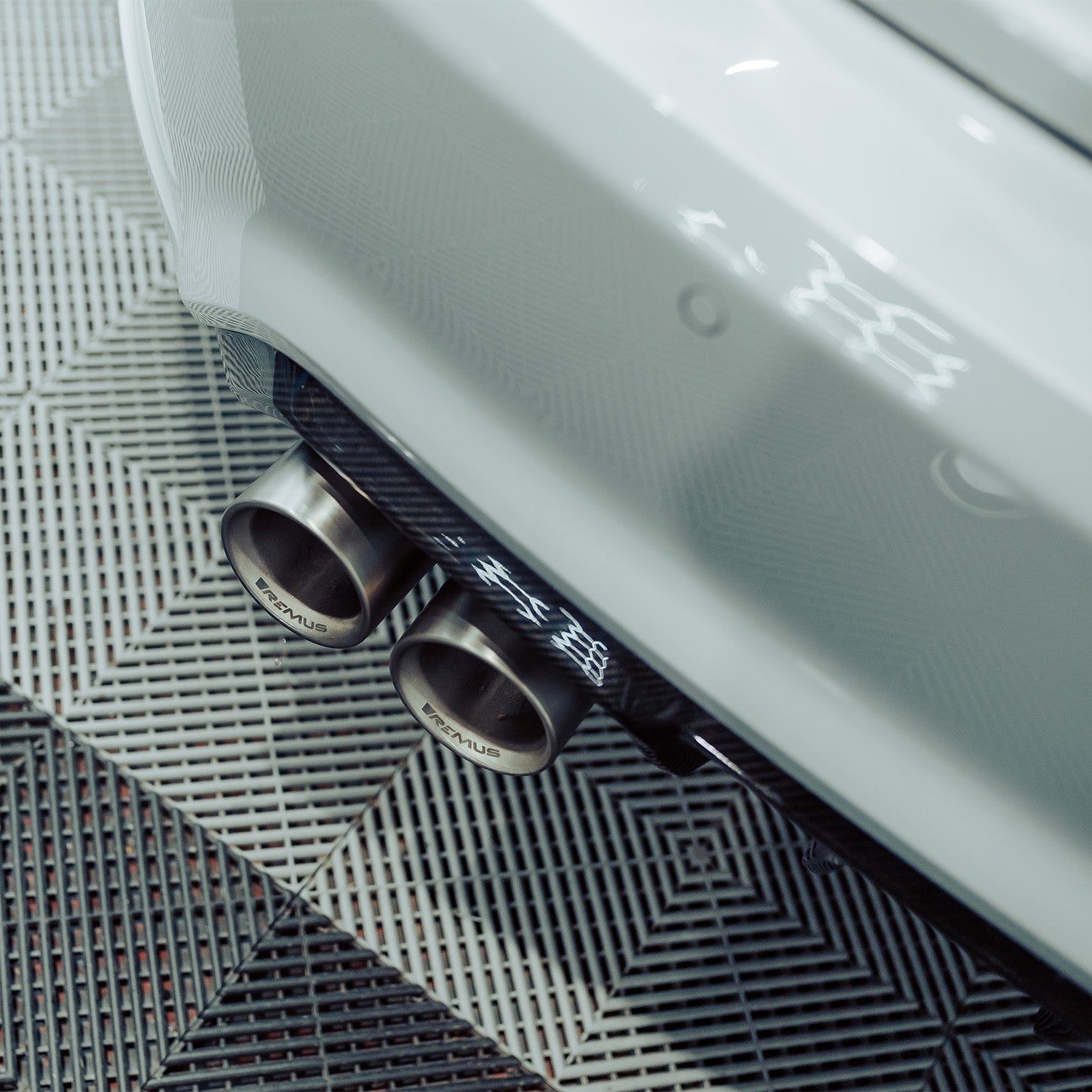 Remus Exhausts Brushed Titanium Tailpipes 0048 70TI