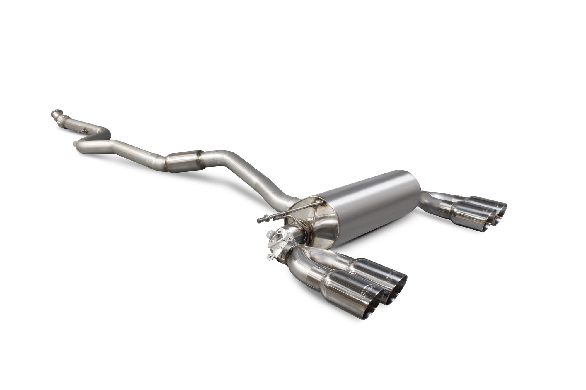 Scorpion Exhaust System For BMW M2 F87 Non-GPF Polished 90mm Daytona Tailpipe