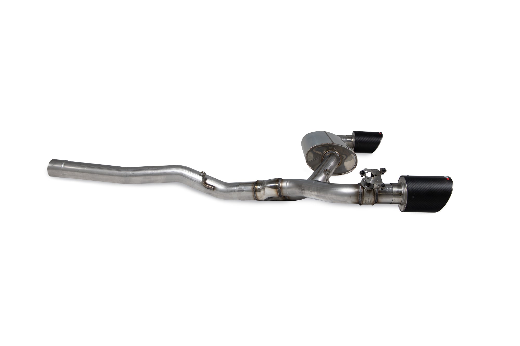 Scorpion Exhaust System For BMW M135i xDrive F40 GPF Model Carbon Fibre 114mm Ascari Tailpipes